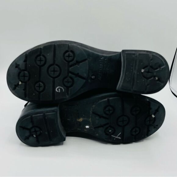 Aquatalia Gray Quilted Leather Moto Boots - Picture 5 of 5